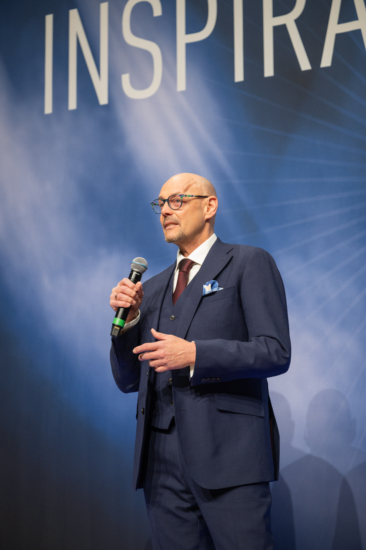 Andreas Gruber, Speaker auf der Bühne